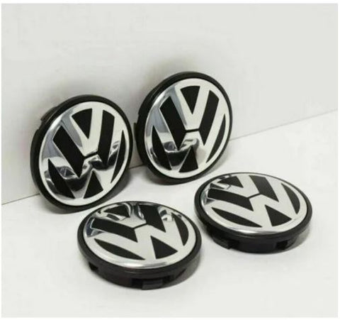 VW Car Wheel Centre Hub Caps 65mm 4 PCS For Golf Passat Polo
